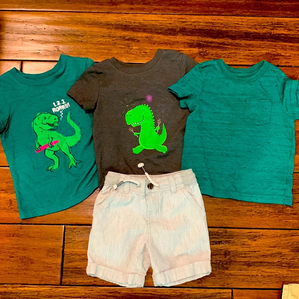 3 tee shirts